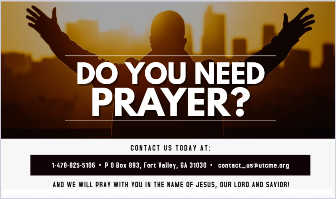 Image: Do You Need Prayer?